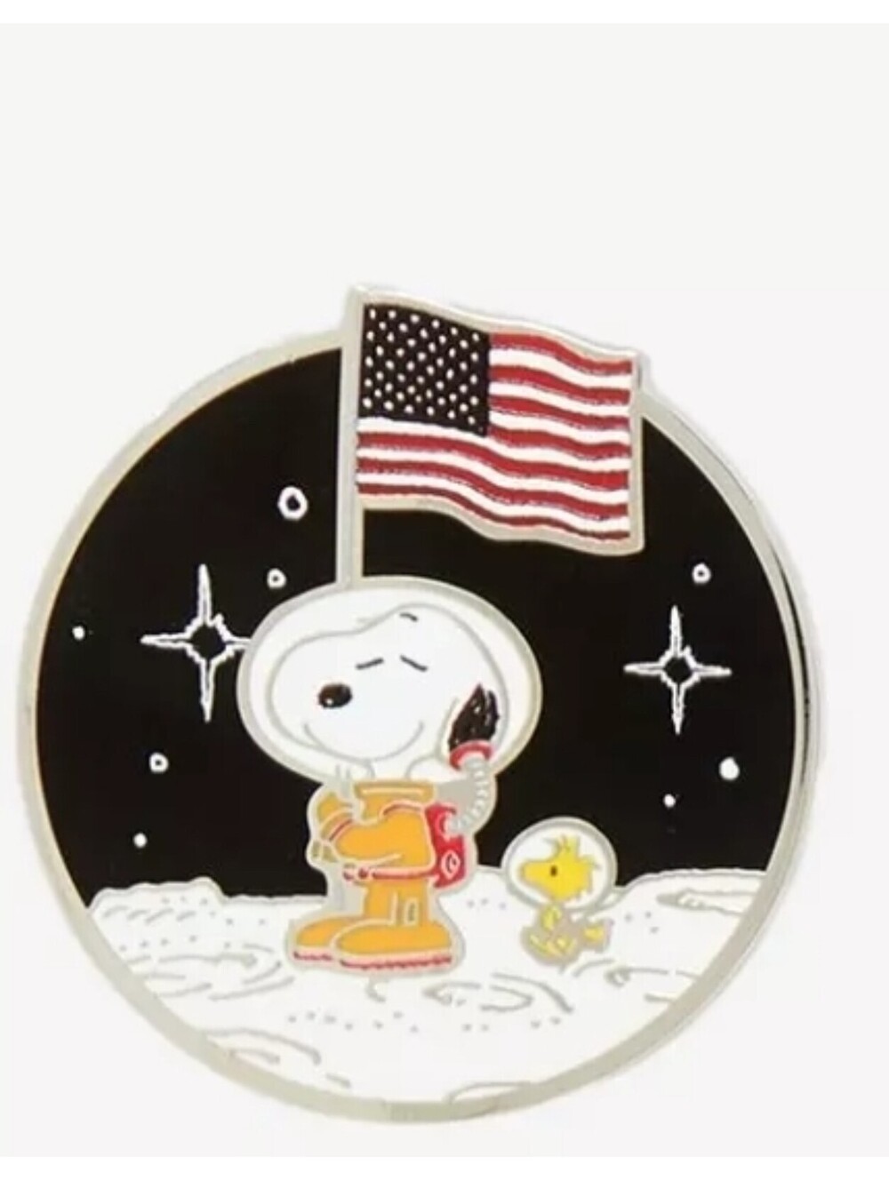 Peanuts Snoopy in Space Blind Box Enamel Pin - Snoopy and Woodstock